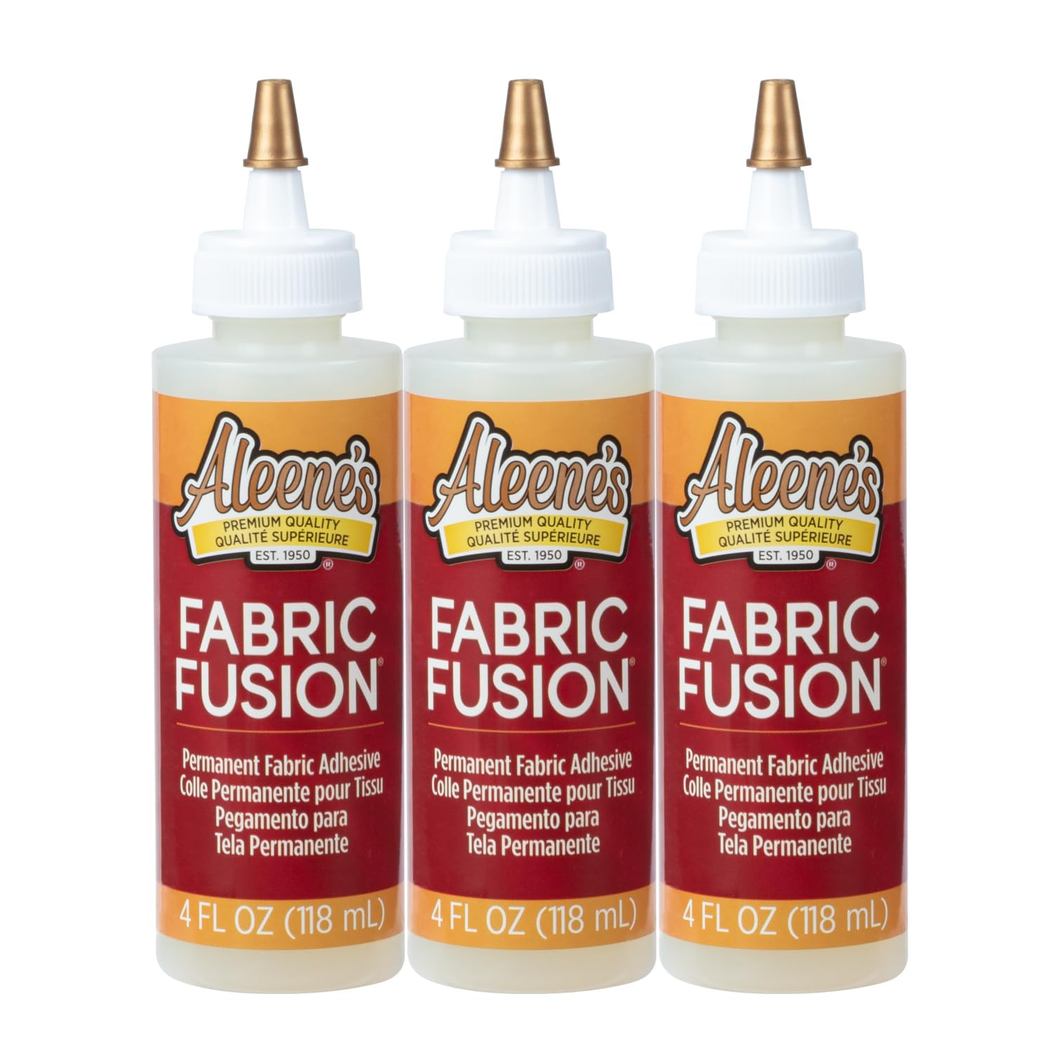 Aleene's Fabric Fusion Glue 4 oz 3-Pack