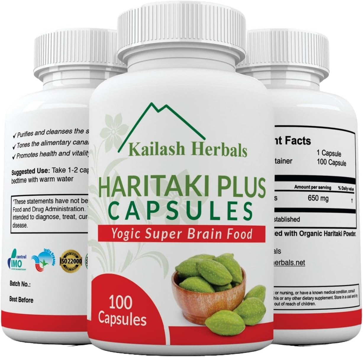 Organic Haritaki Capsules