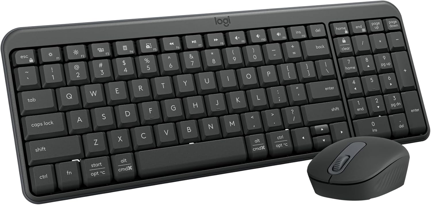 Logitech MK250 Bluetooth Wireless Mouse and Keyboard Combo: Fast & Easy…