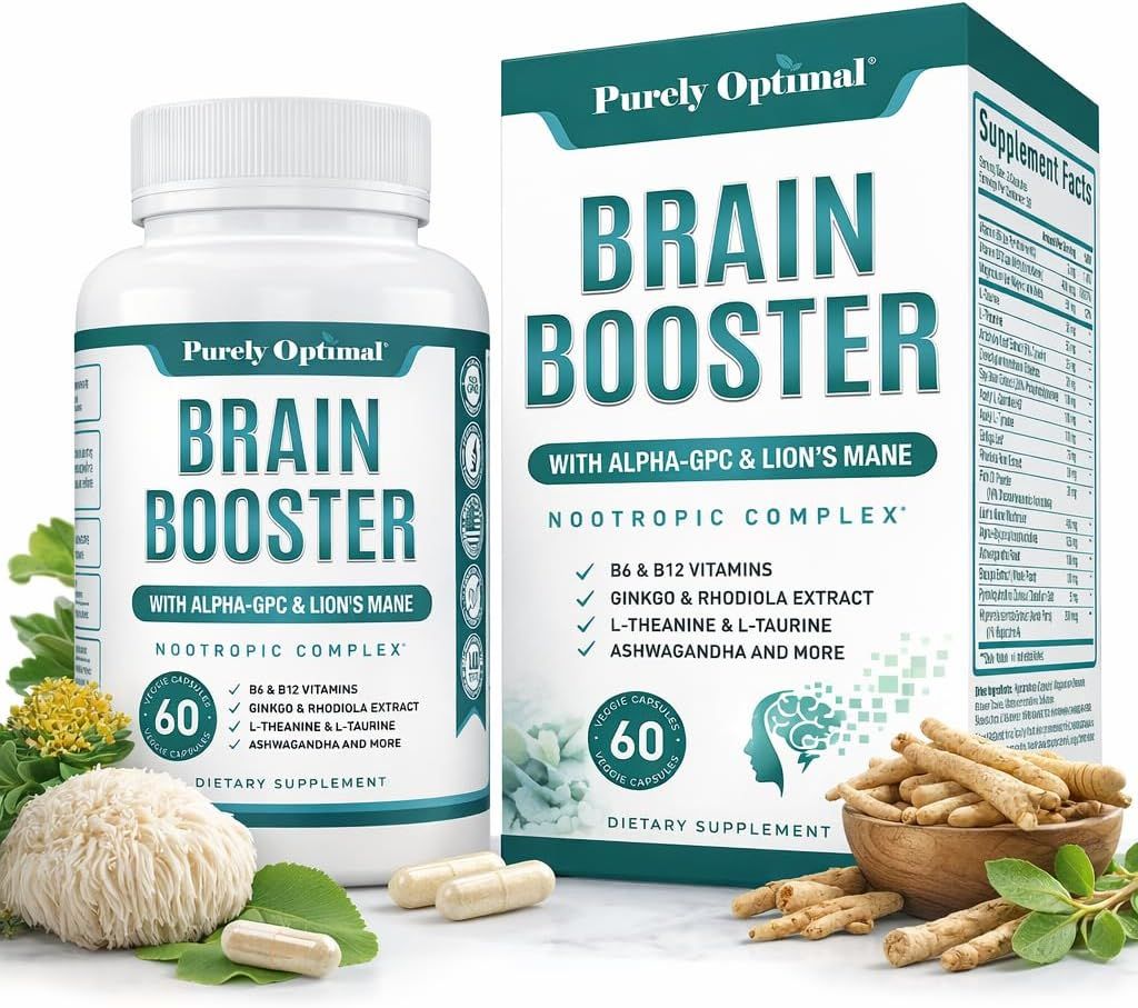 Purely Optimal Brain Booster Nootropic Supplement