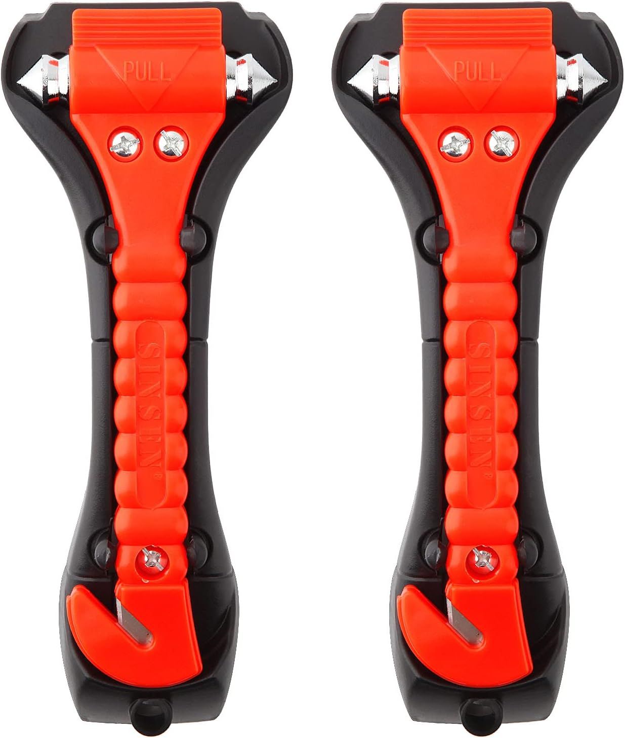 SINSEN Car Safety Hammer Set of 2 Emergency Escape Tool Auto Car Window Glass…