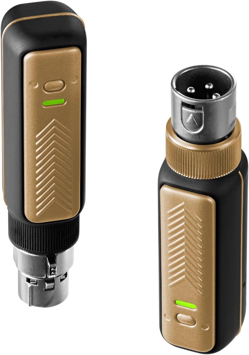 Shows the product from two different angles to clearly display its design, components, and how the device can be assembled or disassembled.