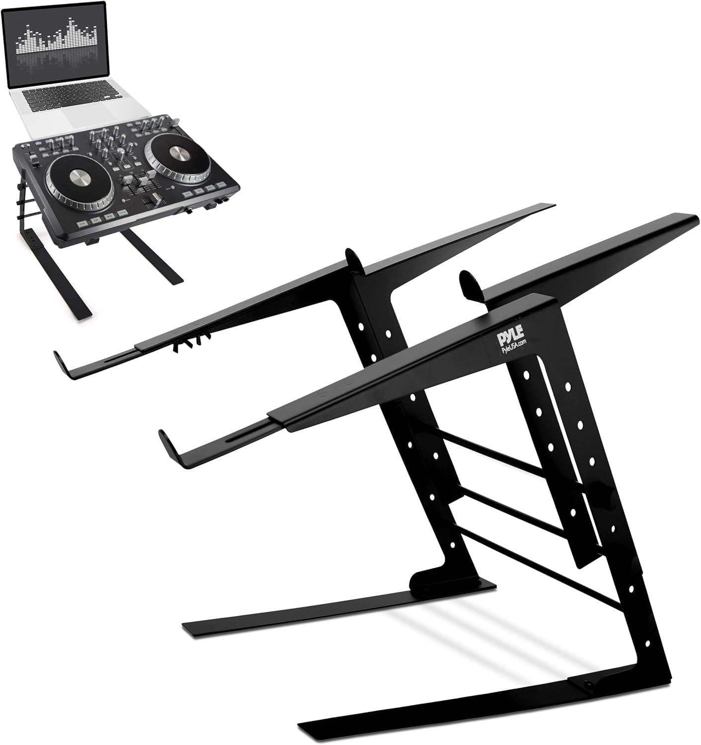 Pyle Portable Dual Laptop Stand