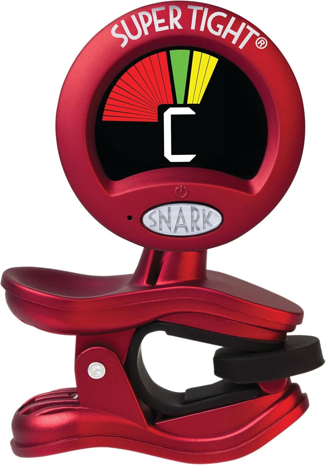 Displays the core product clearly against a white background to help shoppers quickly identify the clip-on guitar tuner being sold.