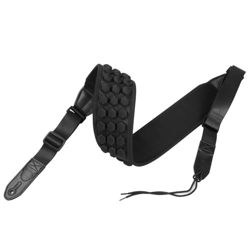 Displays the complete camera strap product clearly on a white background to help shoppers identify the item and its key features including the padded shoulder…