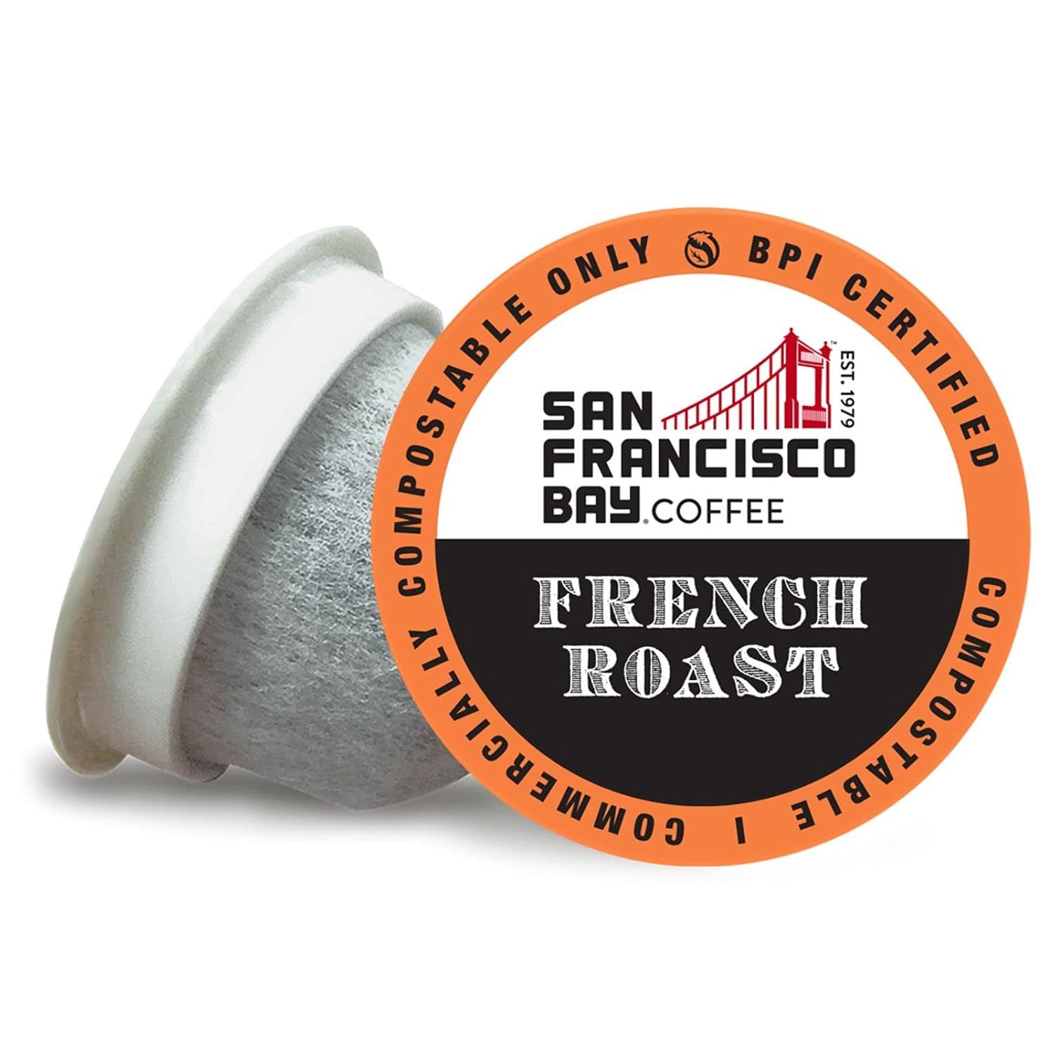 Shows the core product clearly on a white background to help shoppers identify the coffee pods and roast type being sold.