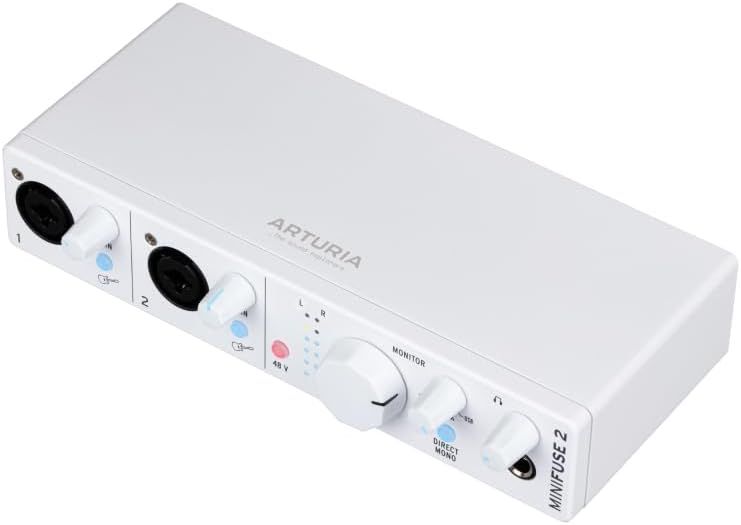 Displays the core audio interface product clearly on a white background to show its design, ports, and controls for catalog browsing.