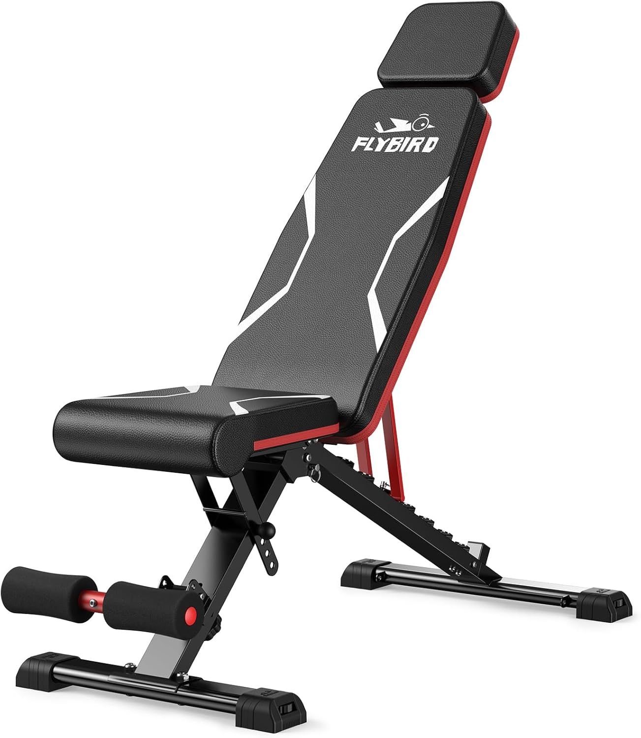 FLYBIRD Adjustable Weight Bench Fits up to 6'5''