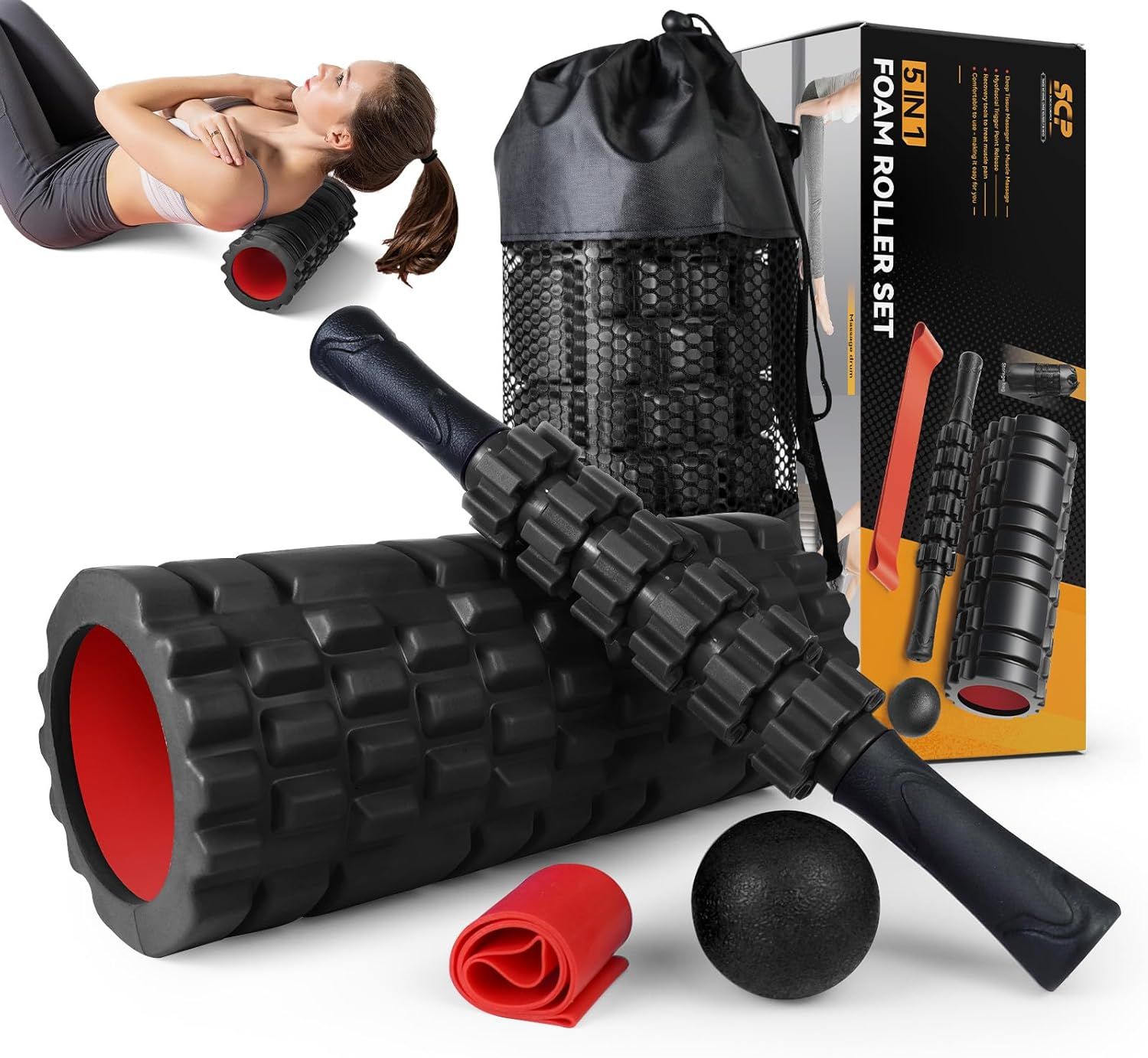 5 in1 Foam Roller Set