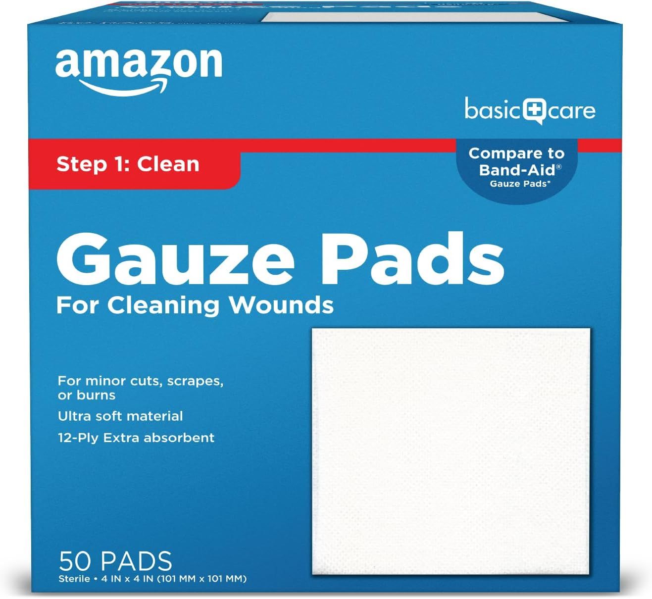Amazon Basic Care Gauze Pads