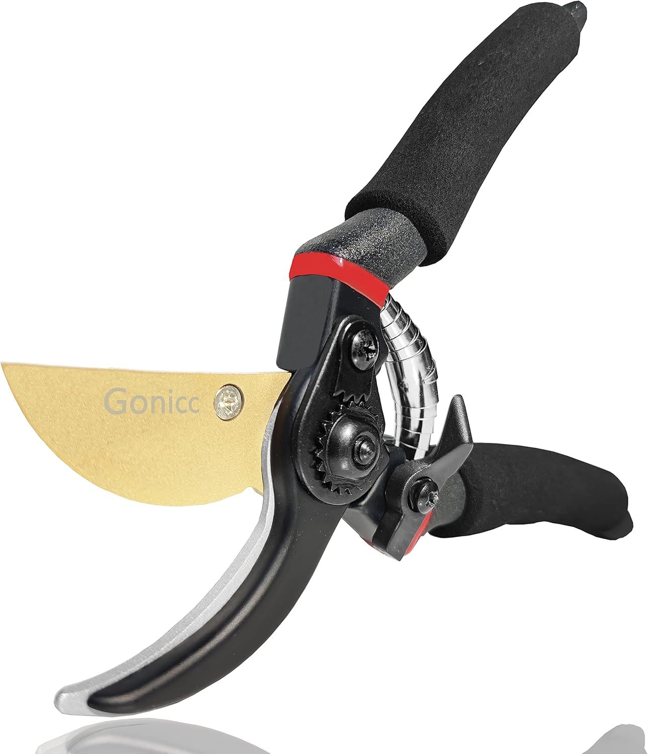 gonicc 8" Professional Premium Titanium Bypass Pruning Shears (GPPS-1003)