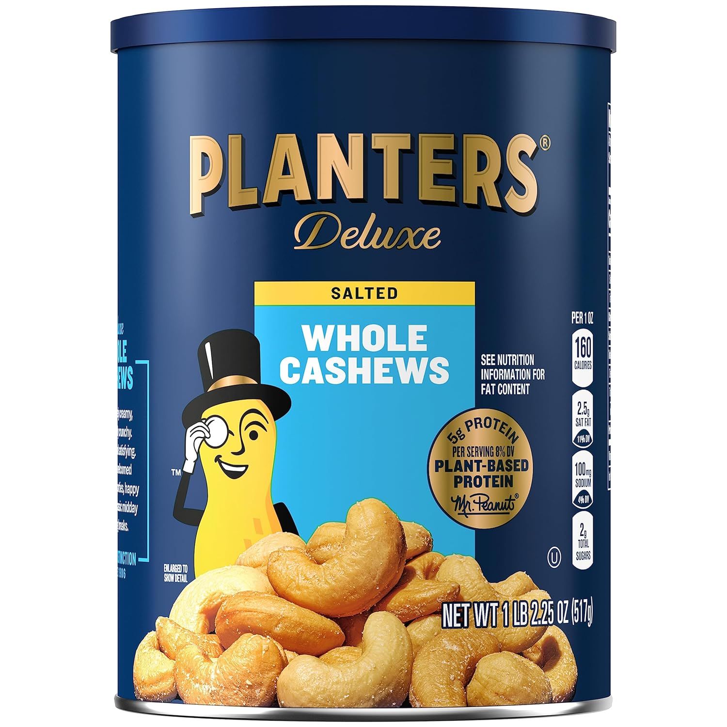 PLANTERS Deluxe Salted Whole Cashews