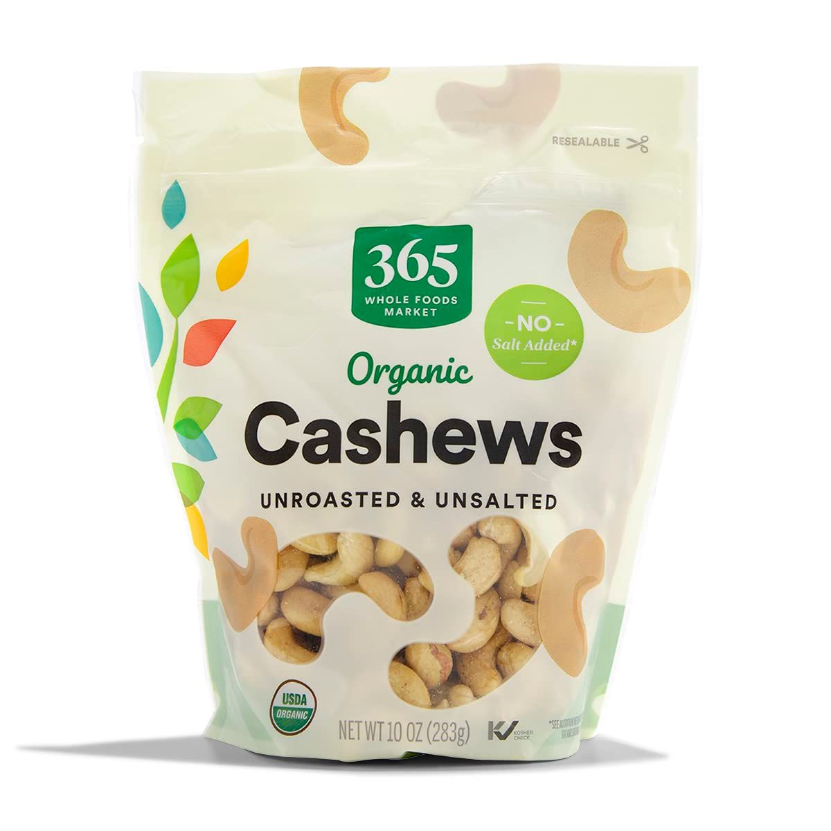 Displays the core product in its retail packaging to show shoppers exactly what they will receive, emphasizing the organic, unsalted, and unroasted nature of…