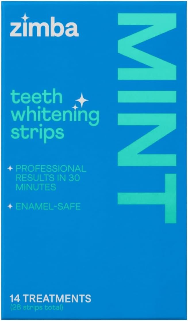 Shows the retail packaging to communicate the product identity, key benefits (professional results in 30 minutes, enamel-safe), and quantity (14 treatments) to help shoppers understand what they are…