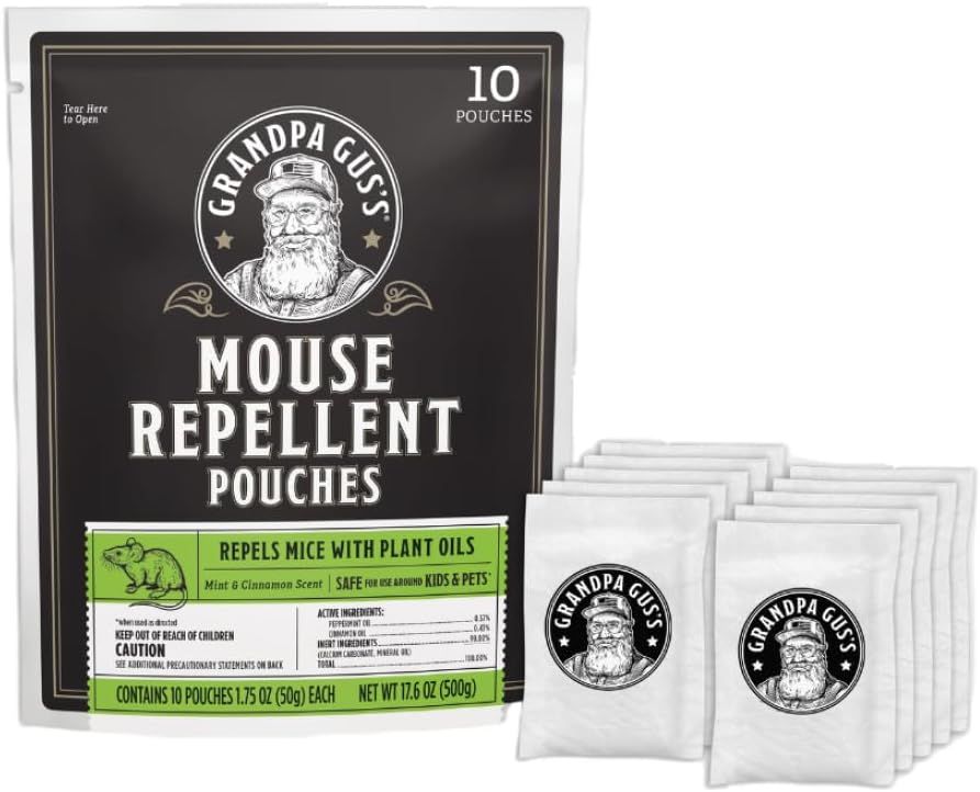 Grandpa Gus’s Extra-Strength Mouse Repellent Pouches