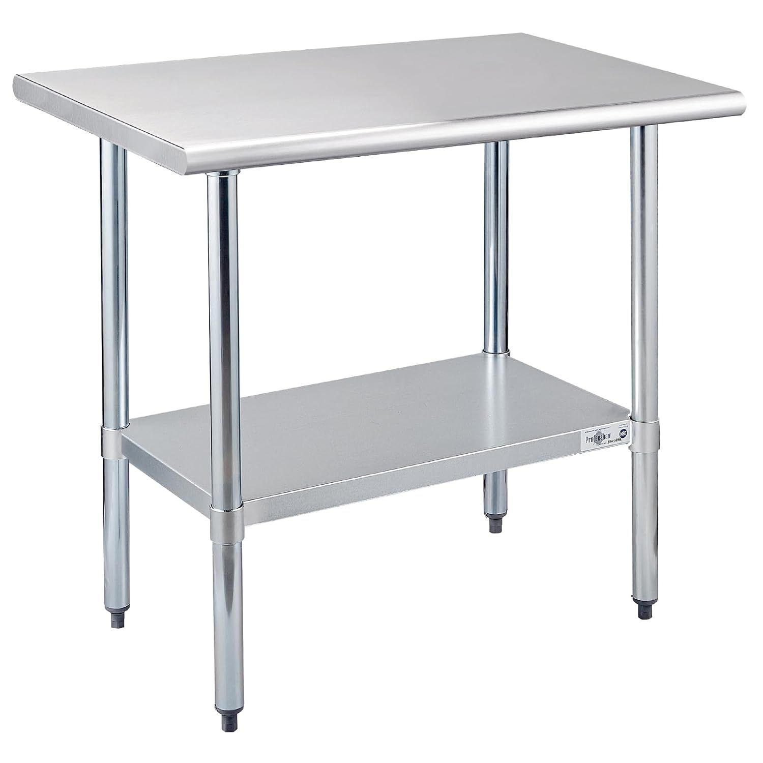 Displays the core product clearly on a white background to show its construction, materials, and two-tier storage design for commercial or home kitchen use.