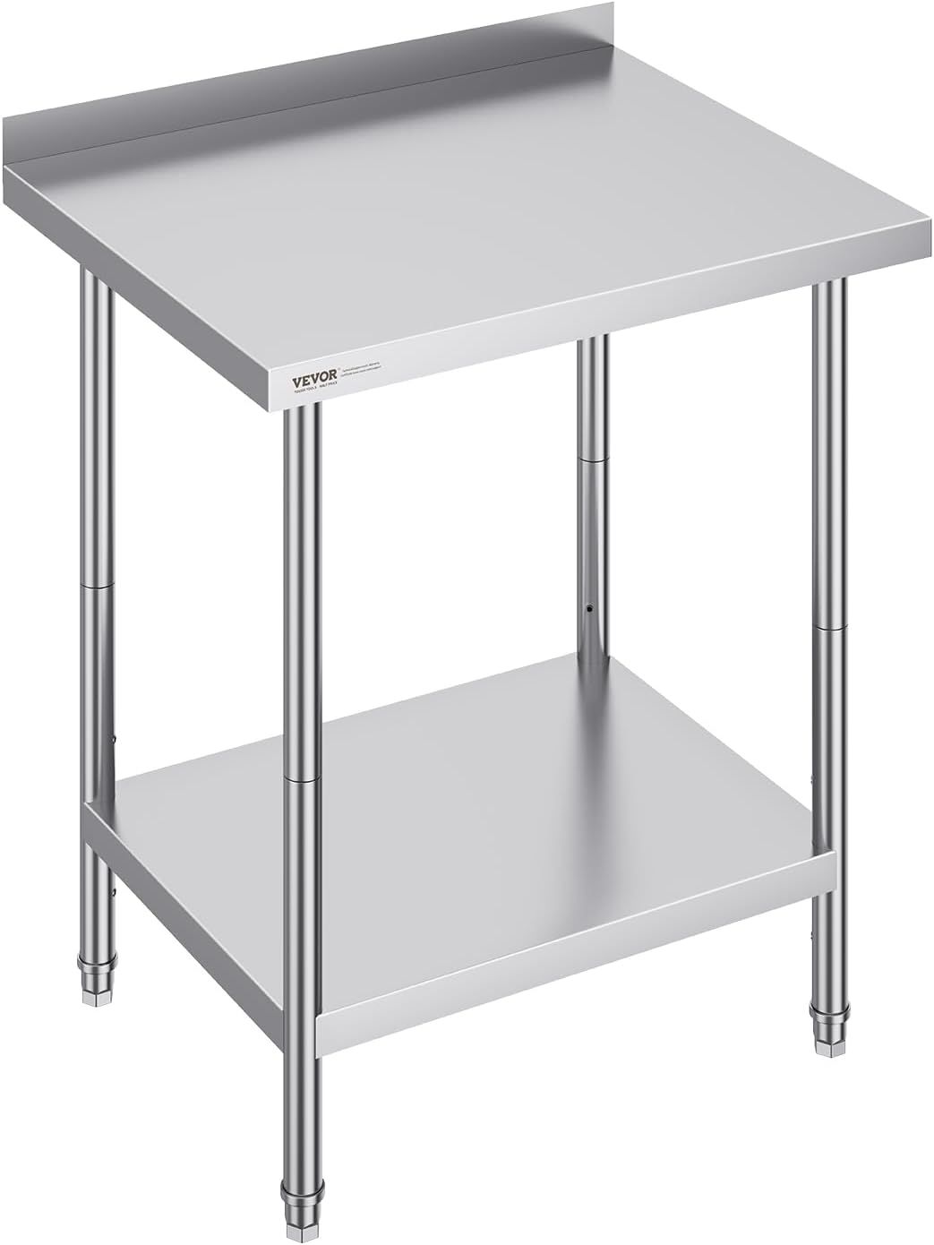 VEVOR 24 x 30 x 36 Inch Stainless Steel Work Table