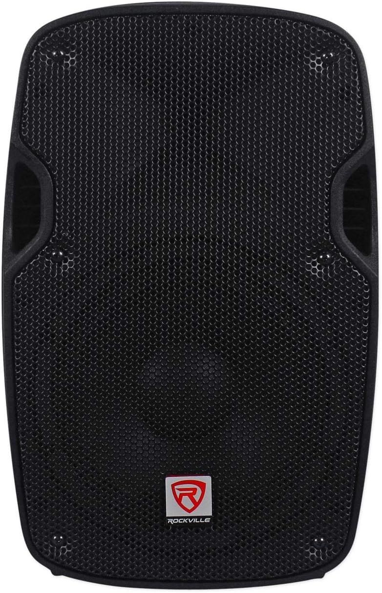 Displays the core product clearly on a white background to show the speaker's professional design, textured grille, and brand identity.