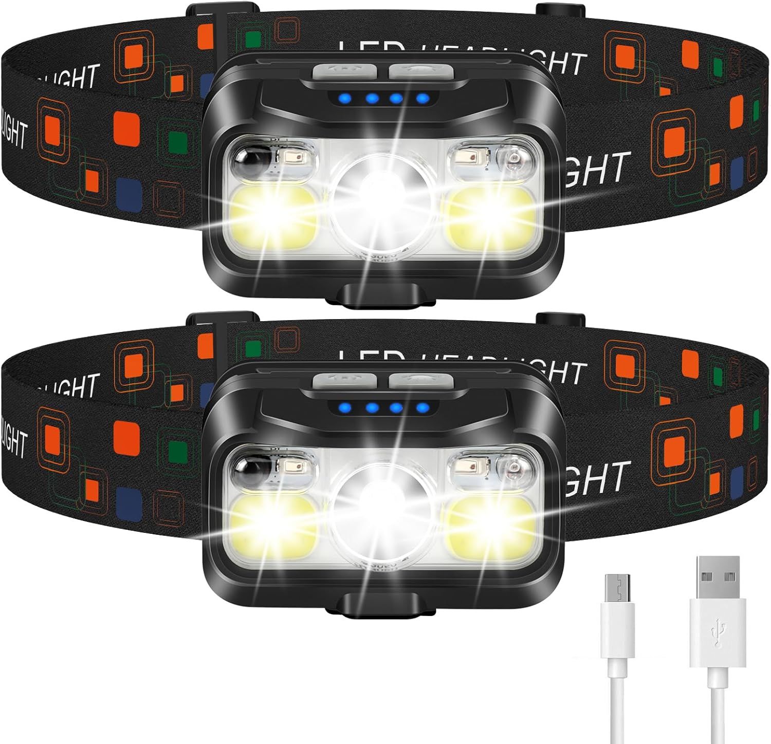 LHKNL Headlamp Rechargeable