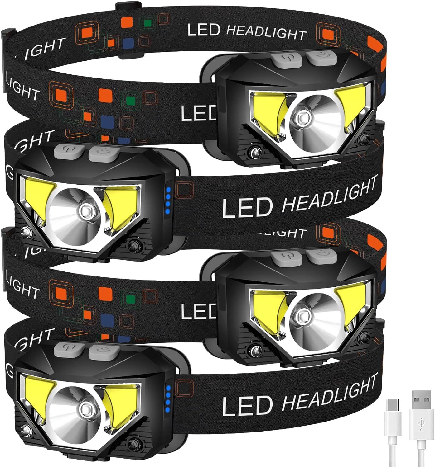 LHKNL Headlamp Flashlight