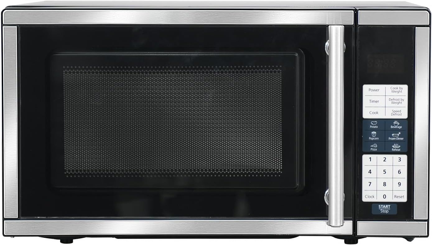 Displays the core product clearly in a catalog-style presentation, showing the front view with door window and full control panel to help shoppers understand…