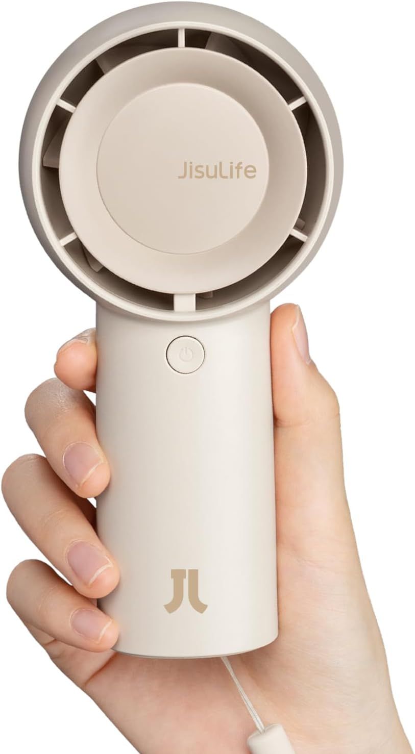 Shows the core product clearly with its circular fan design and branding to help shoppers understand what they are purchasing. Demonstrates the compact size…