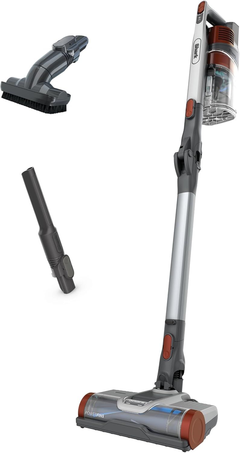 Displays the core vacuum product along with included attachments to show shoppers what they will receive and the versatility of the cleaning system. Shows the additional cleaning attachments…