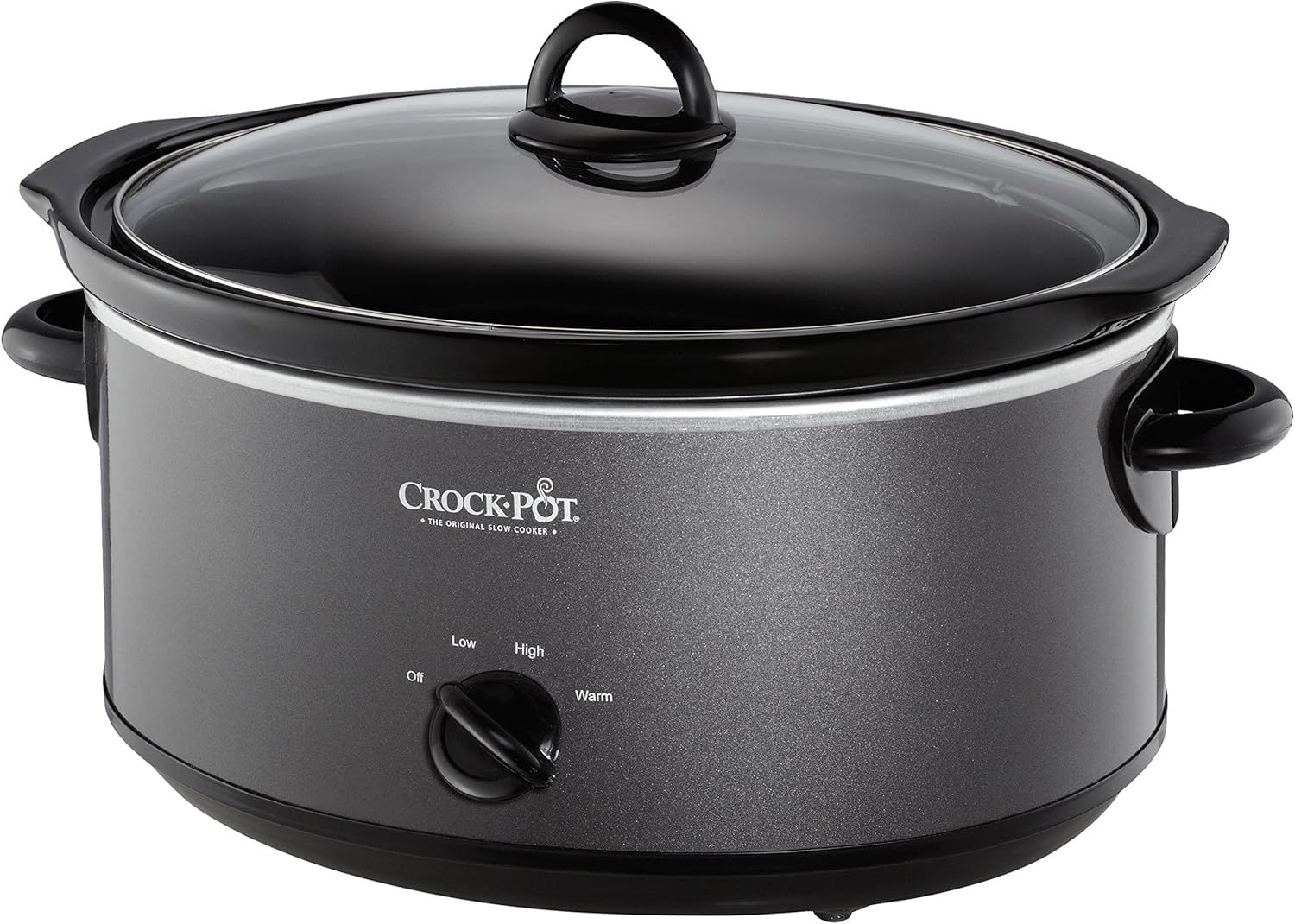 Displays the core product clearly on a white background to show the shopper exactly what they will receive, including the oval slow cooker body, glass lid,…