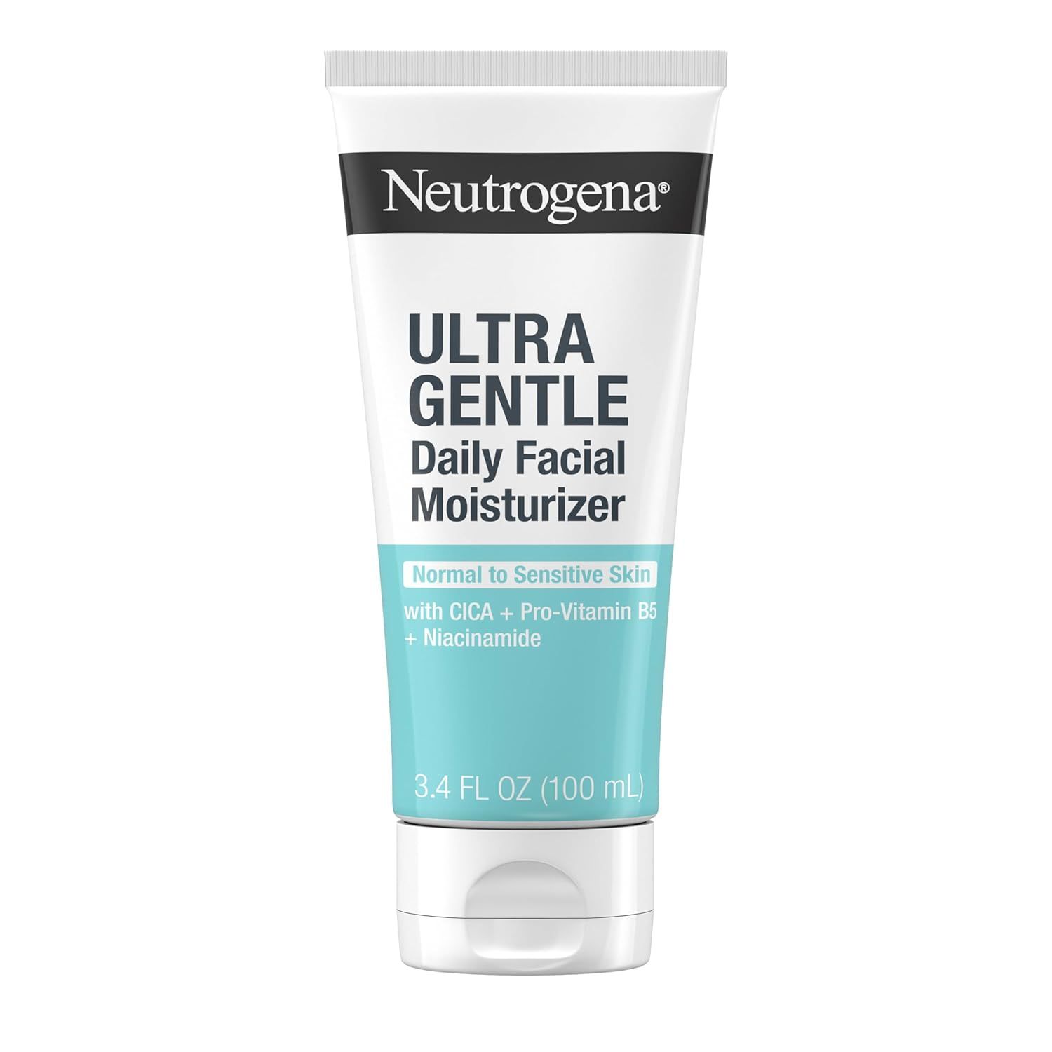 Displays the core product clearly with all key information visible, allowing shoppers to identify the Neutrogena Ultra Gentle Daily Facial Moisturizer and its…