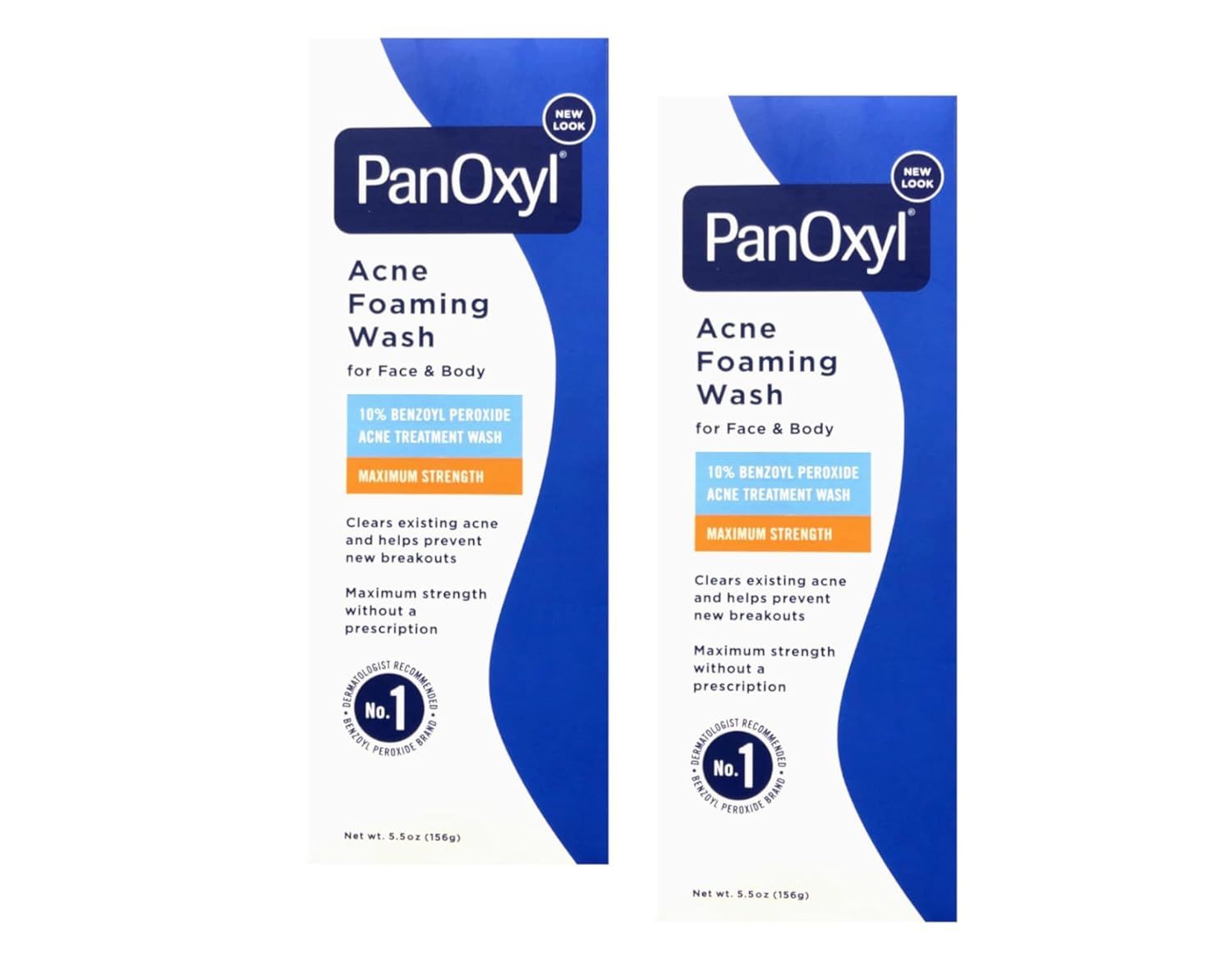 Displays the core product packaging clearly to show shoppers what they will receive, emphasizing the maximum strength acne treatment formula with 10% benzoyl…