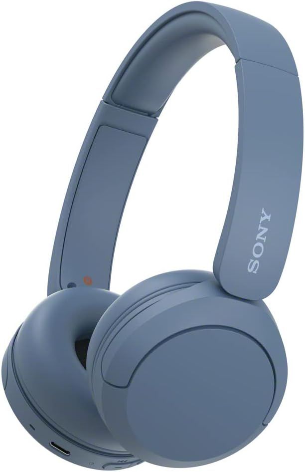 Sony WH-CH520 Wireless Headphones Bluetooth On-Ear Headset with Microphone and…