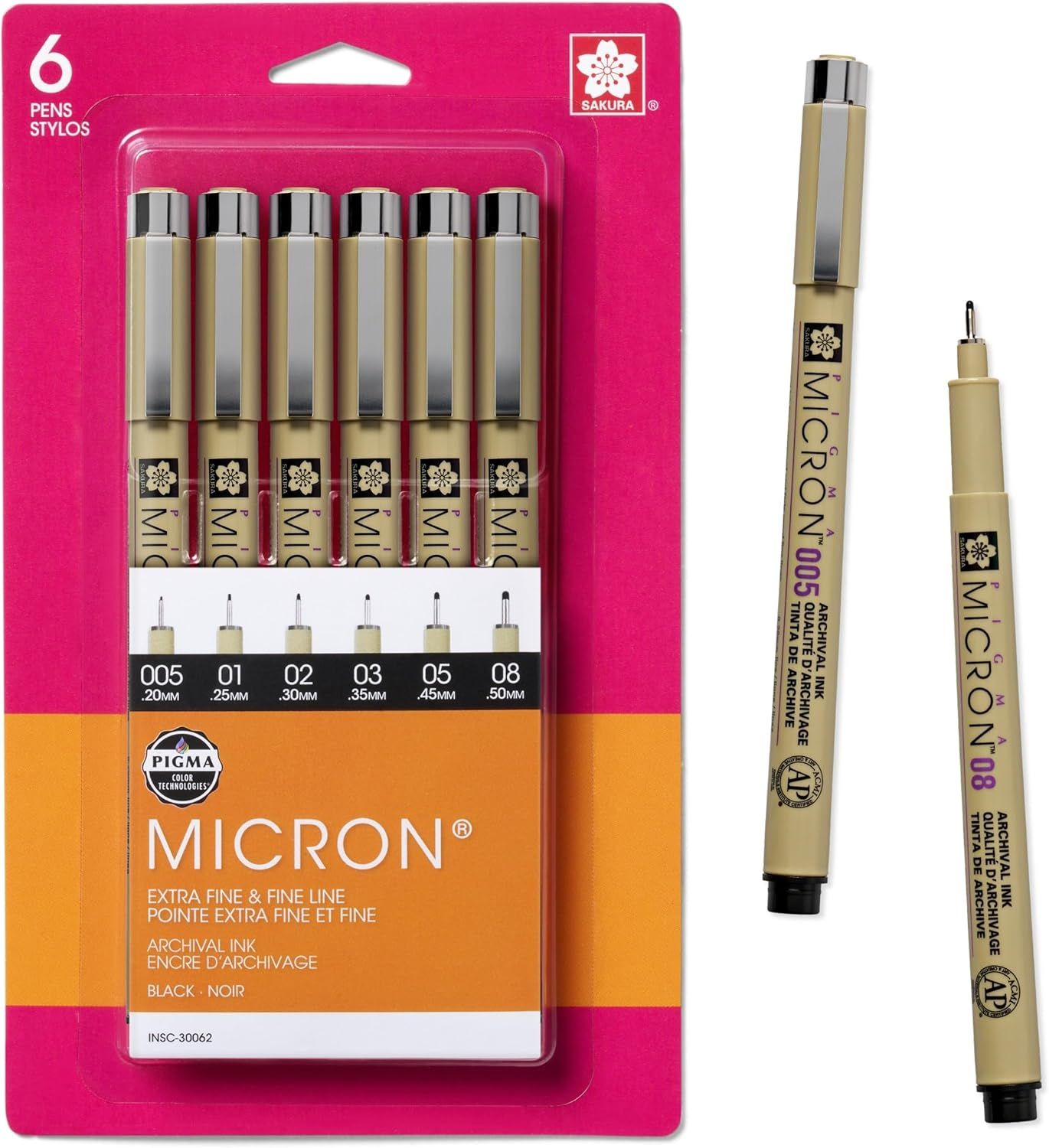 SAKURA Pigma Micron Fineliner Pens