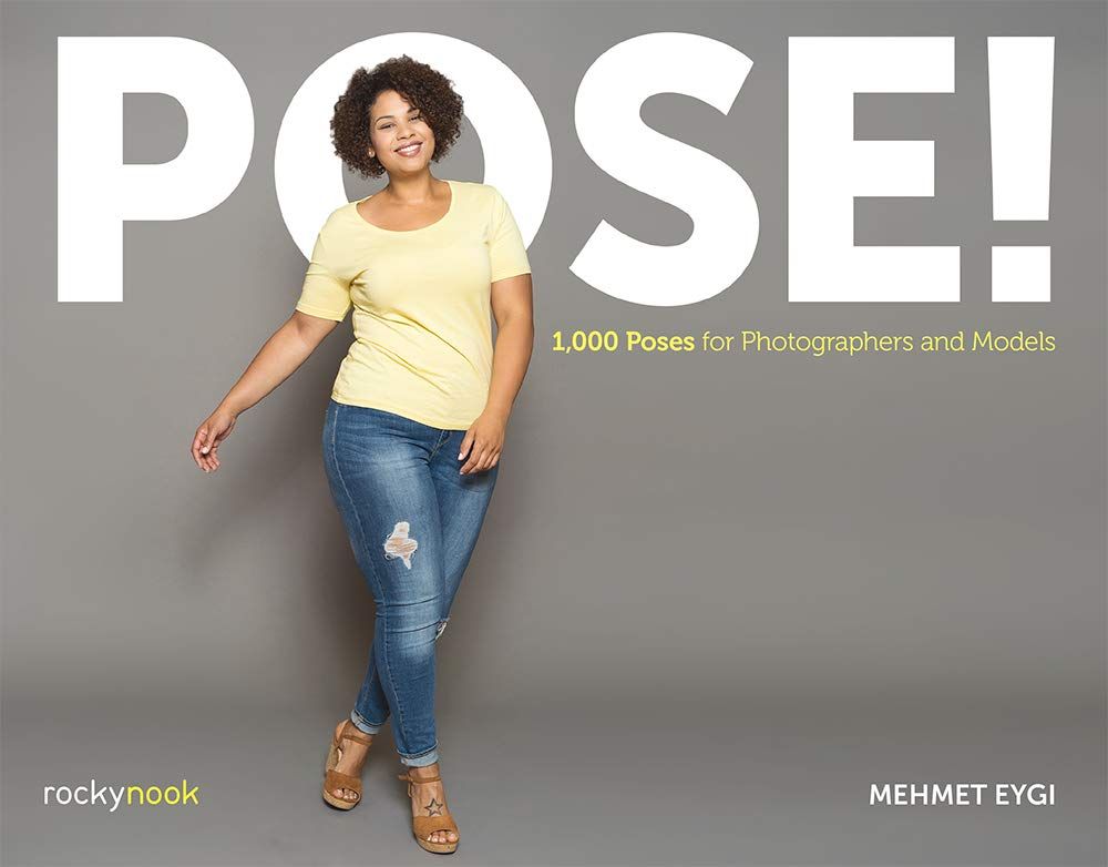 This appears to be a book cover for a photography pose guide, not an Amazon product hero image. It does not fit the standard hero image patterns and requires human review.