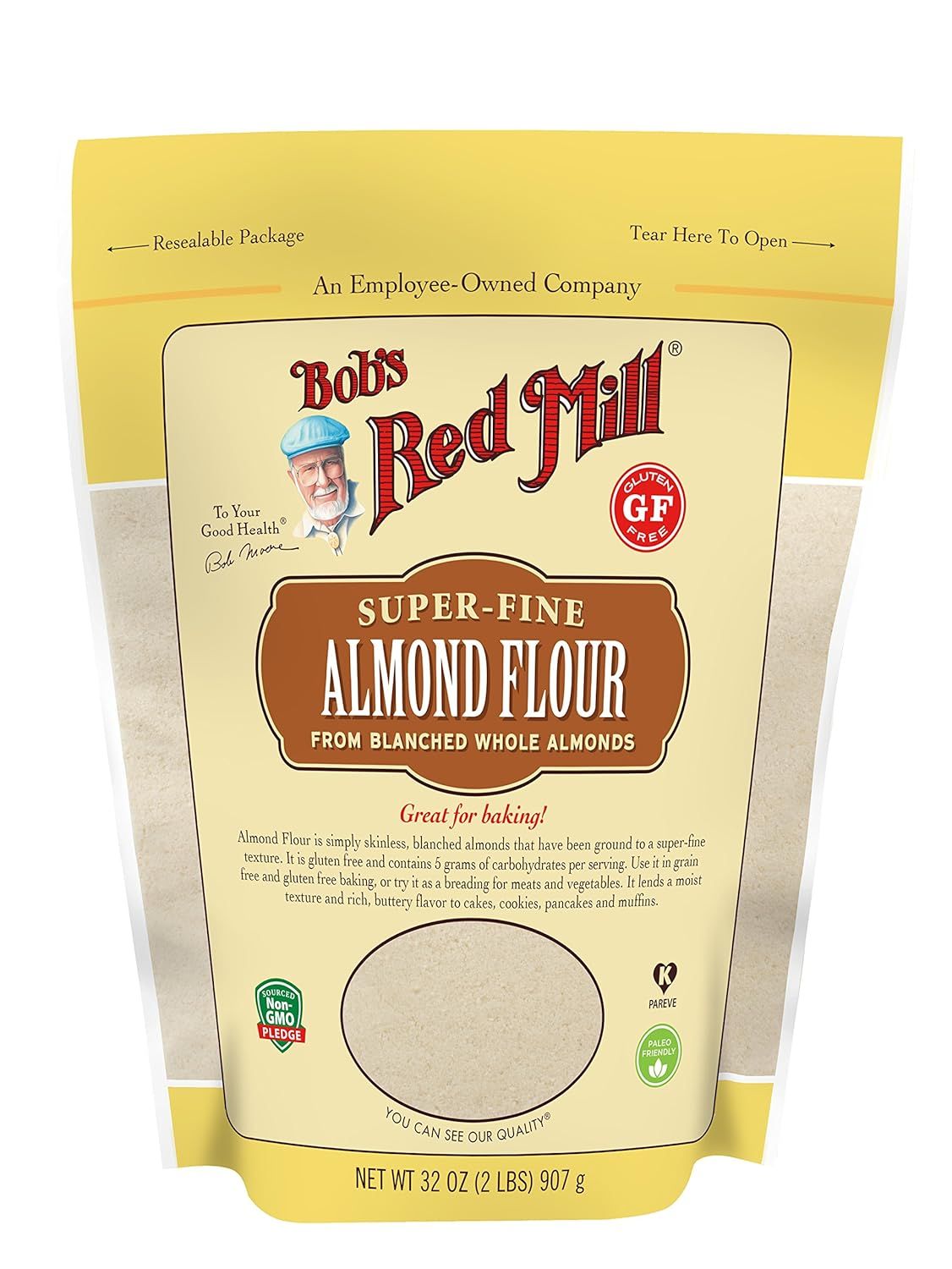 Displays the core product packaging clearly so shoppers can identify the brand, product type, and key attributes like gluten-free and resealable features.…