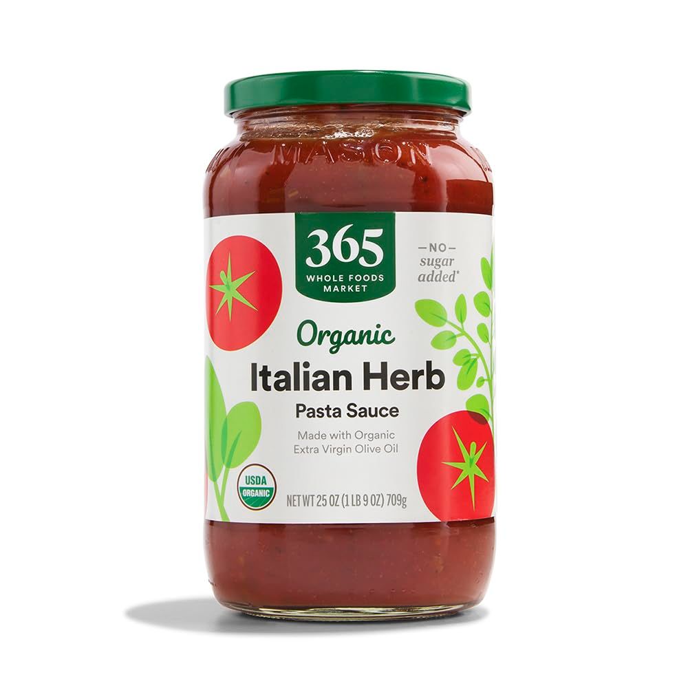 Displays the core product clearly on a clean white background to show shoppers exactly what they will receive, emphasizing the organic, no-sugar-added pasta…