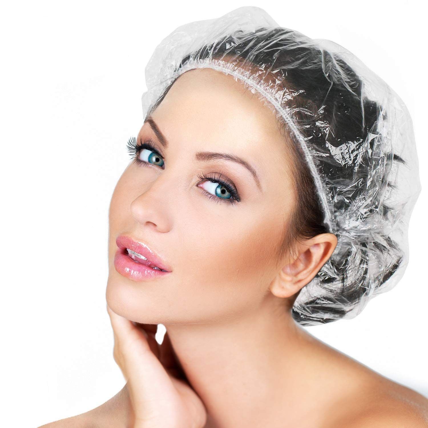 Shows a person wearing the product to demonstrate how it fits and is used, providing scale and context for shoppers. Displays the core sellable product clearly on a clean white background with…