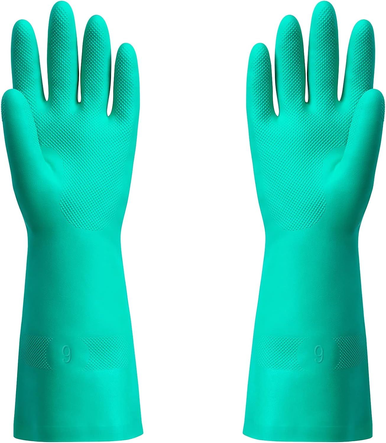 Displays the core product clearly on a white background, showing the textured grip pattern on the fingers and palm to communicate enhanced grip and functionality for cleaning or dishwashing tasks.