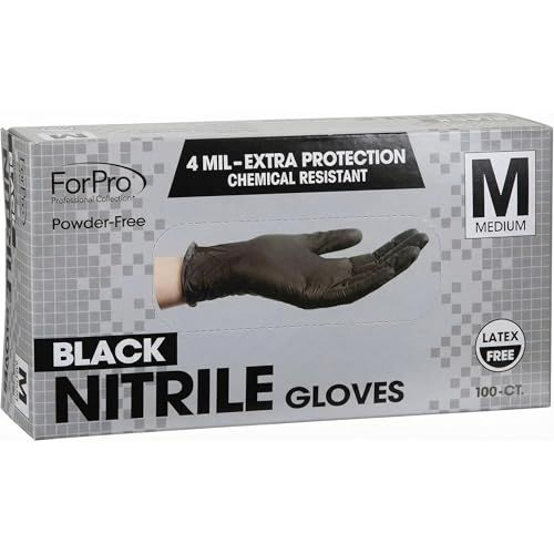 Shows the actual retail packaging the buyer will receive, helping them recognize the product on the shelf or at delivery and understand the professional presentation of the 100-count nitrile gloves.…