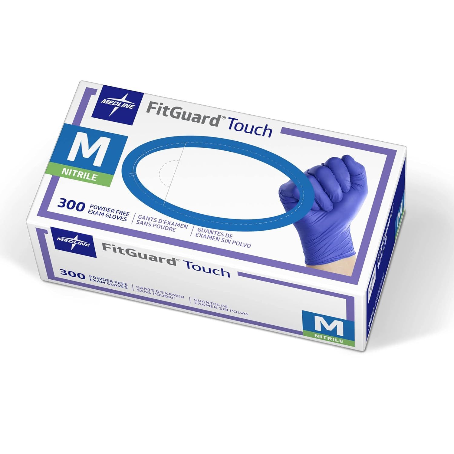 Displays the core product packaging clearly to show shoppers exactly what they will receive, including key product details like material type, size, and quantity. Shows the actual retail packaging…