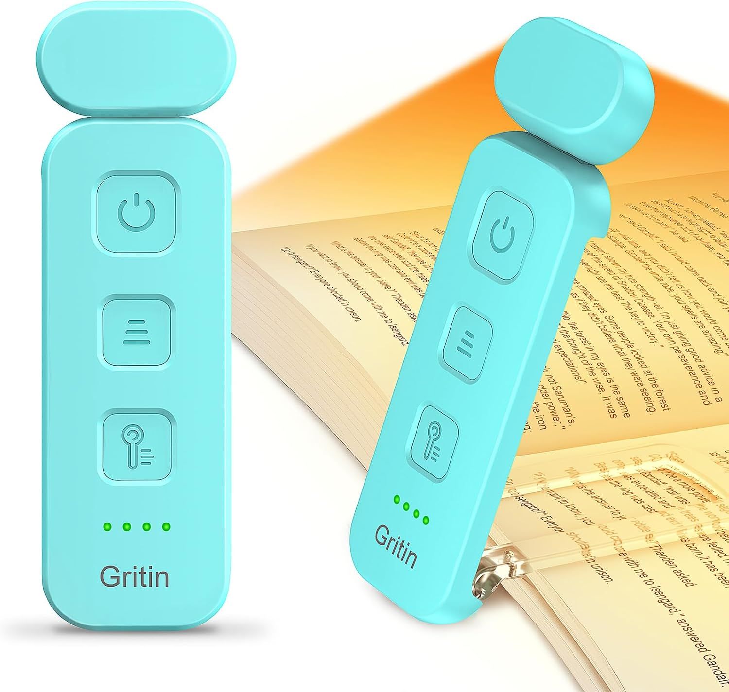 Shows the core product clearly from two angles to help shoppers understand its physical form, button layout, and compact size with protective cap feature. Demonstrates the product's control…
