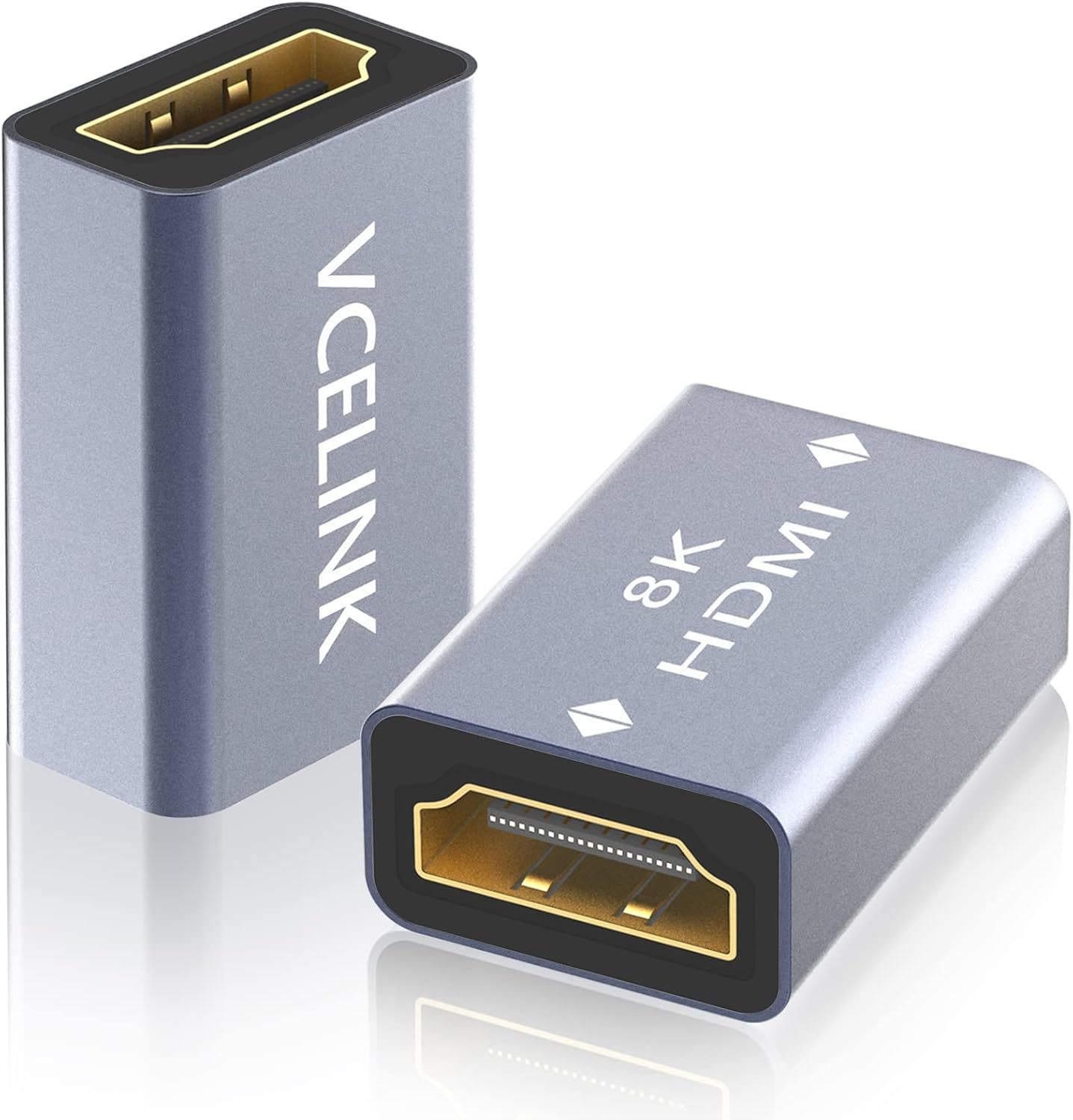 Shows the core HDMI adapter products with clear visibility of the connectors and branding, communicating the technical capability and quality build to shoppers looking for a reliable HDMI solution.