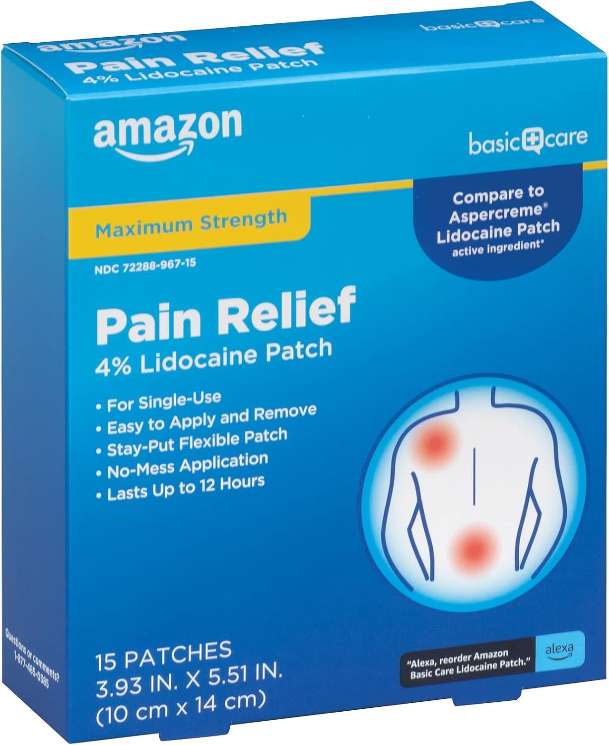 Amazon Basic Care Maximum Strength OTC Pain Relief