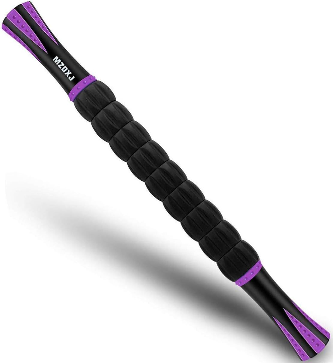 Displays the core product with clear visibility of its textured grip handle and purple accent details to communicate quality and comfort for fitness use.