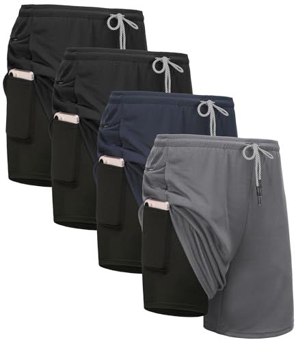 Shows the shopper the available color choices for the athletic shorts, allowing them to see the different variants they can select from. Displays the core product athletic shorts with visible…