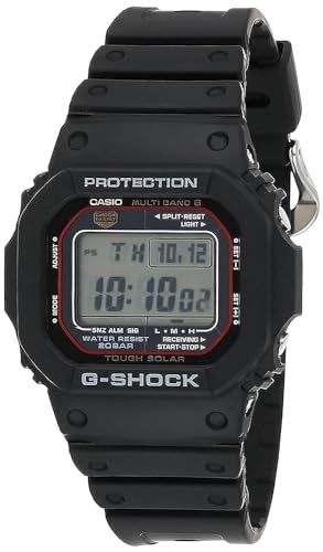 Displays the G-Shock watch clearly on a white background to show the product design, digital display, and branding in a standard catalog format.