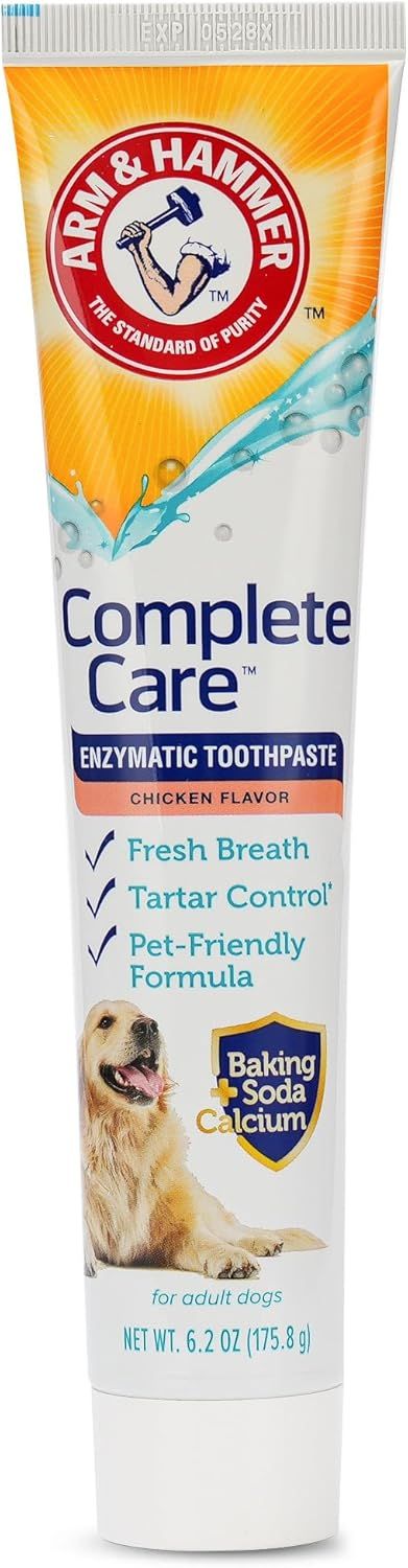 Arm & Hammer Complete Care Enzymatic Dog Toothpaste with Baking Soda and Calcium