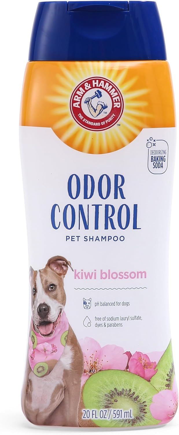 Arm & Hammer Deodorizing Dog Shampoo with Baking Soda for Odor Control