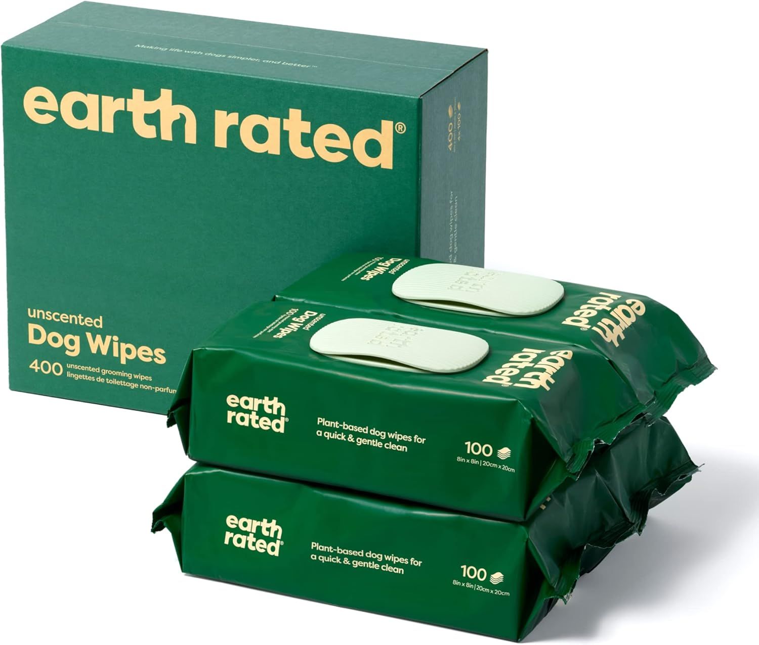 Earth Rated Pet Wipes for Dogs and Cats