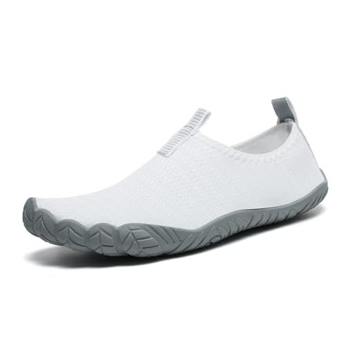 Displays the core product clearly on a clean white background to show the slip-on design, breathable mesh upper, and textured sole for shoppers to evaluate the shoe's appearance and construction.…