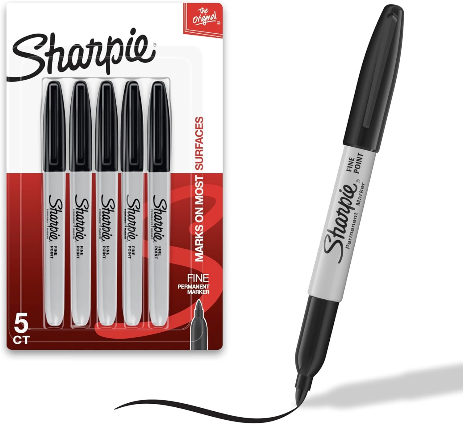 Sharpie Permanent Markers Set Quick Drying And Fade Resistant Fine Tip Marker…